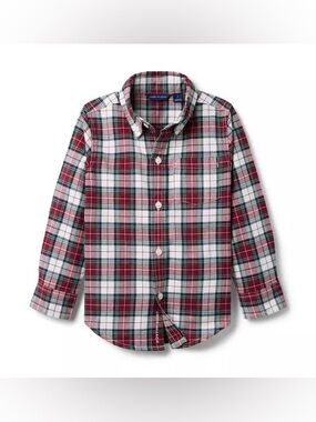 Janie And Jack Tartan Flannel Shirt